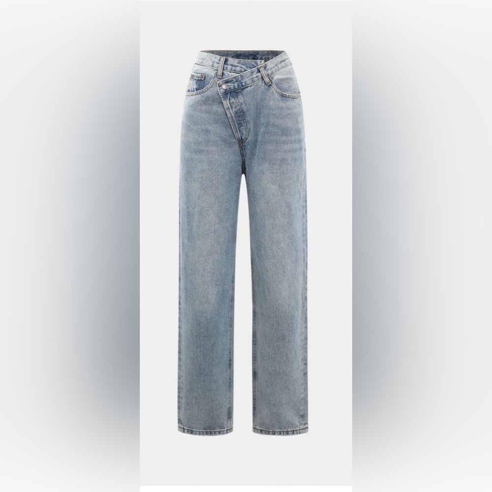 Classic Blue Straight Leg Jeans